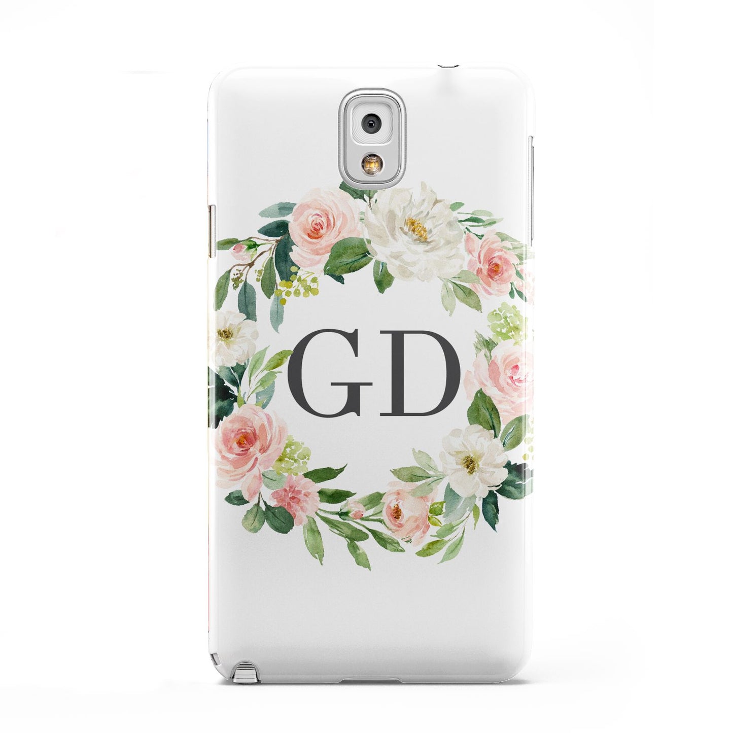 Personalised floral wreath Samsung Galaxy Note 3 Case