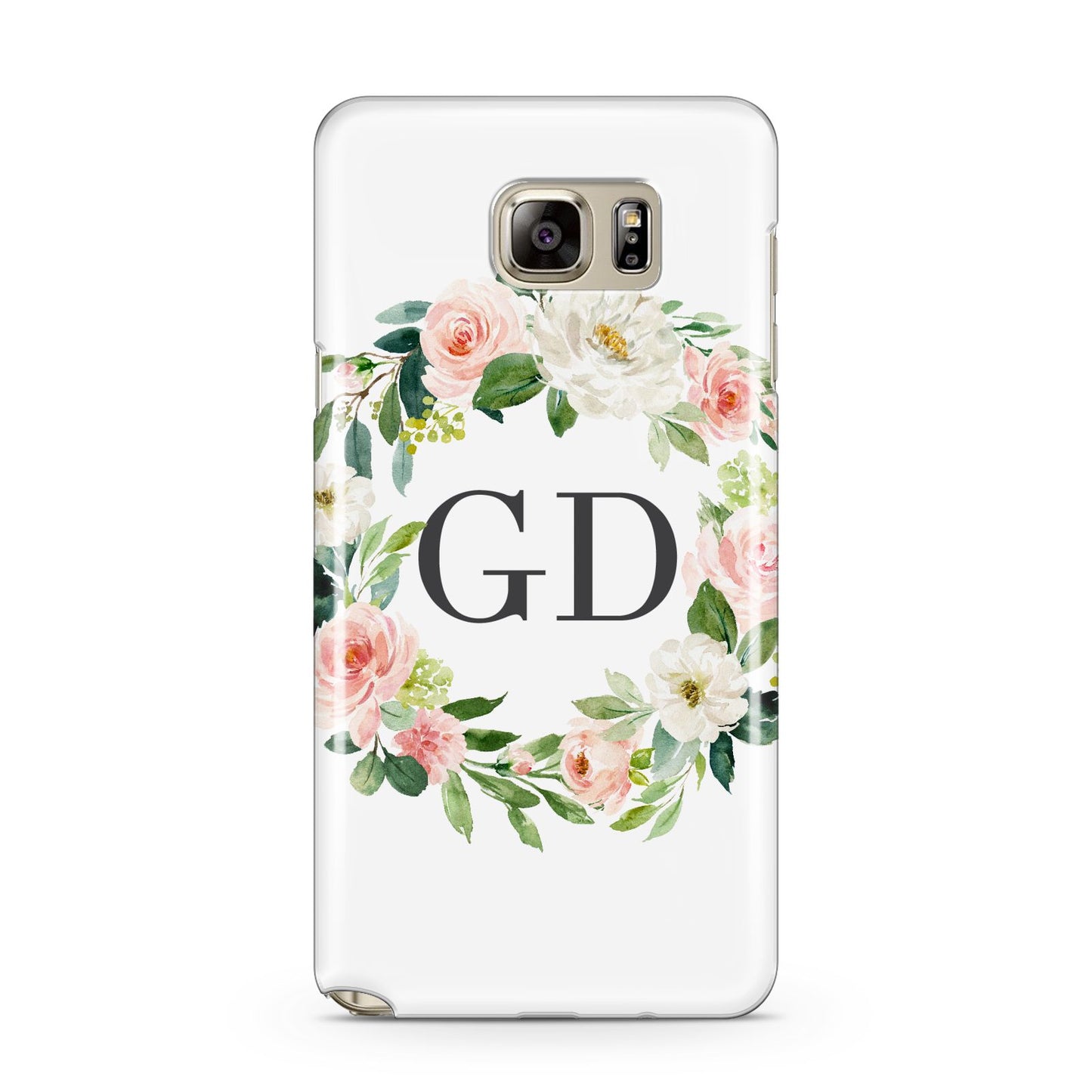 Personalised floral wreath Samsung Galaxy Note 5 Case