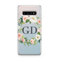 Personalised floral wreath Samsung Galaxy S10 Plus Case