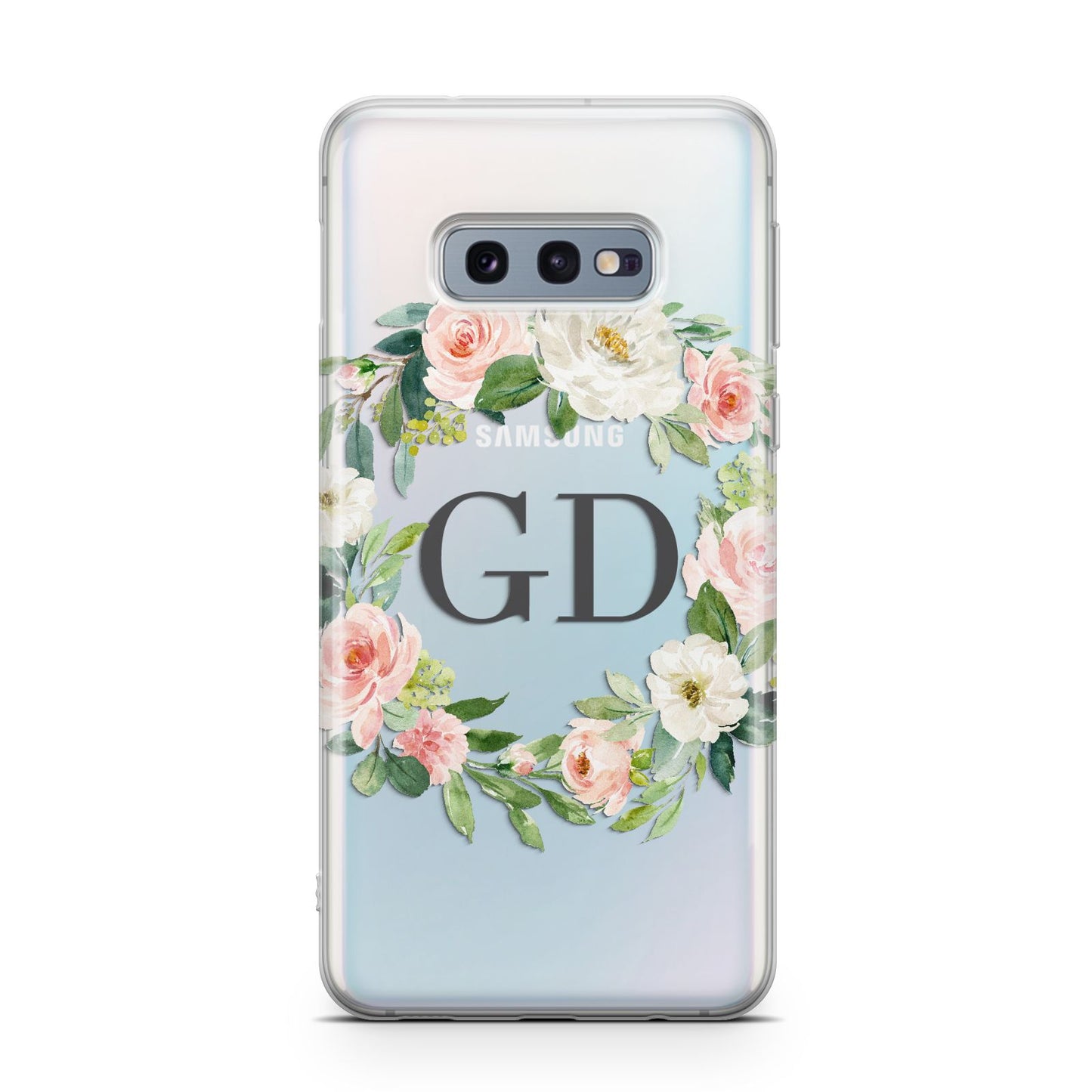 Personalised floral wreath Samsung Galaxy S10E Case