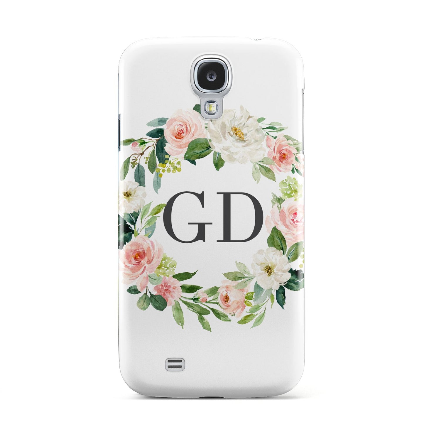 Personalised floral wreath Samsung Galaxy S4 Case
