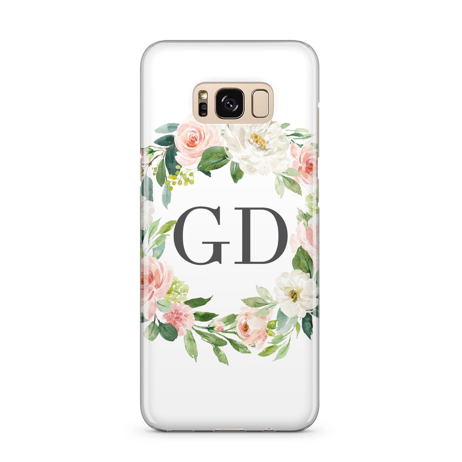 Personalised floral wreath Samsung Galaxy S8 Plus Case