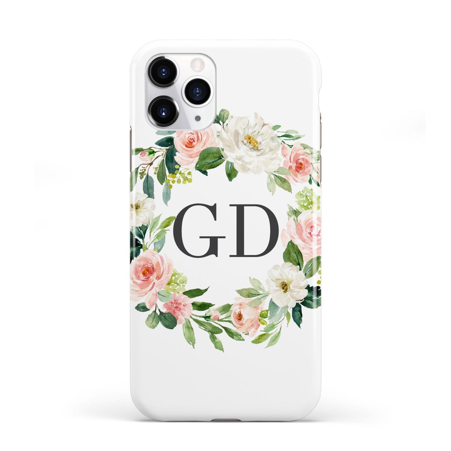 Personalised floral wreath iPhone 11 Pro 3D Tough Case