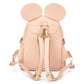 Personalised Childrens Ears Pale Pink Backpack Back