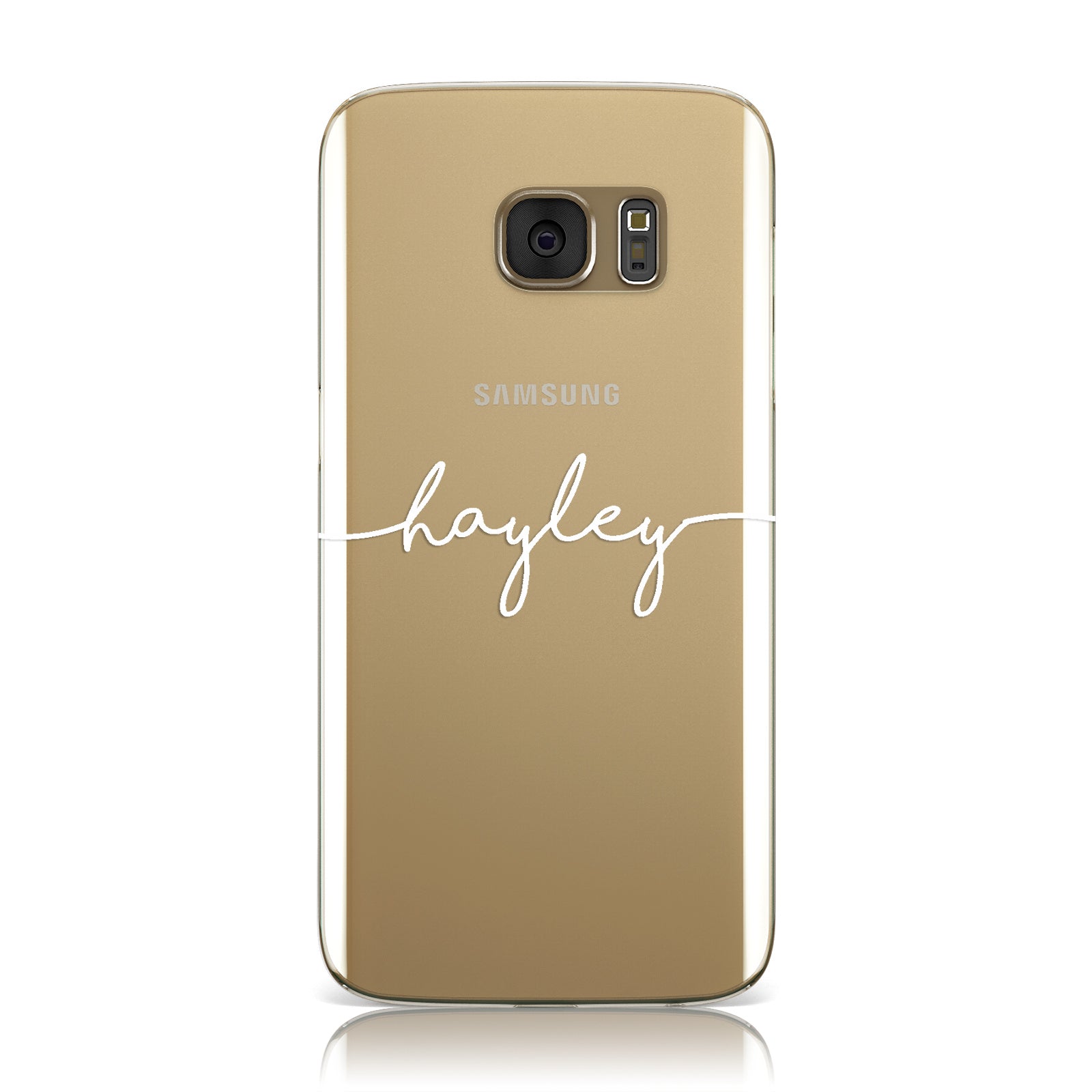 Personalised Black Handwritten Name Custom Samsung Galaxy Case