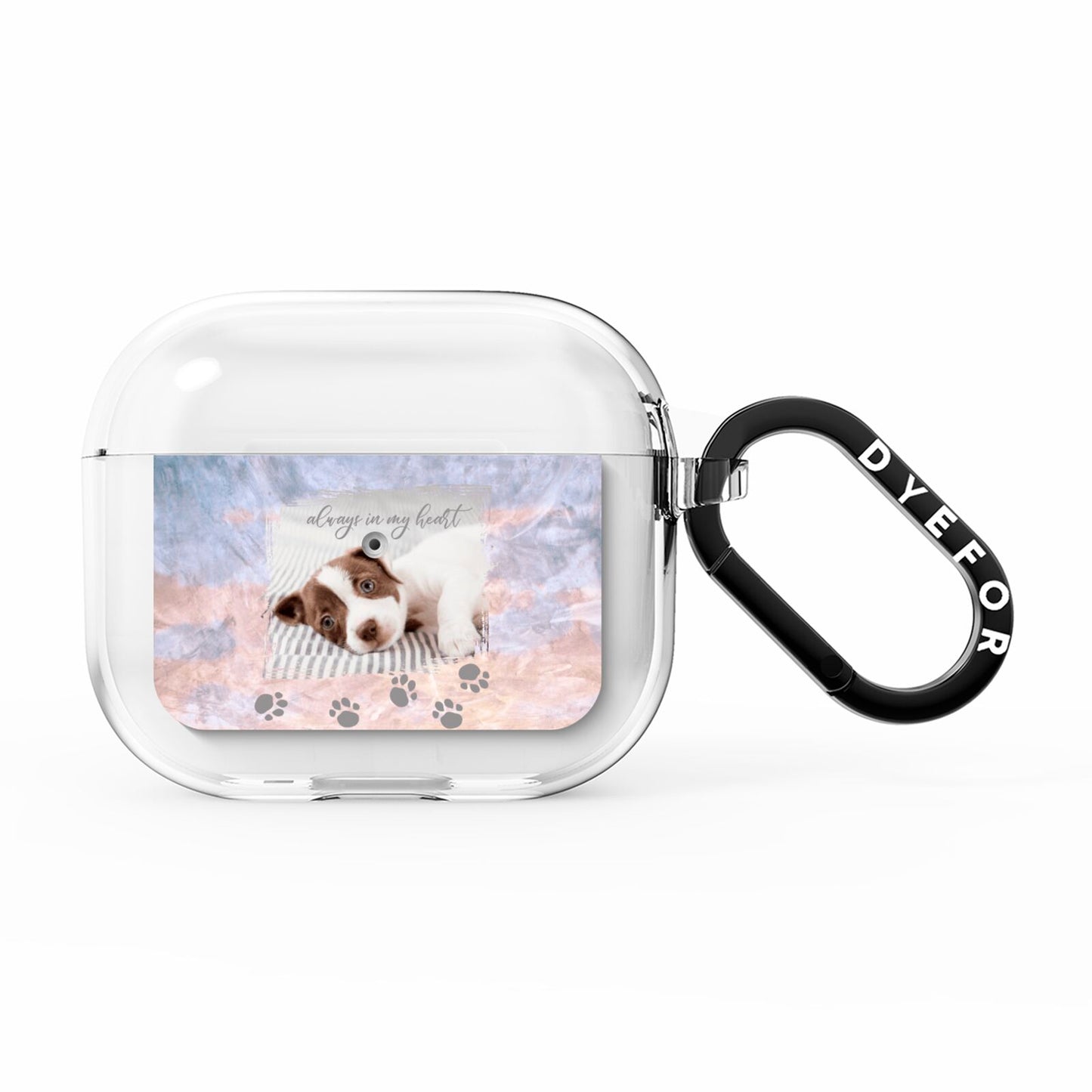 Pet Photo Personalised AirPods Clear Case 3rd Gen