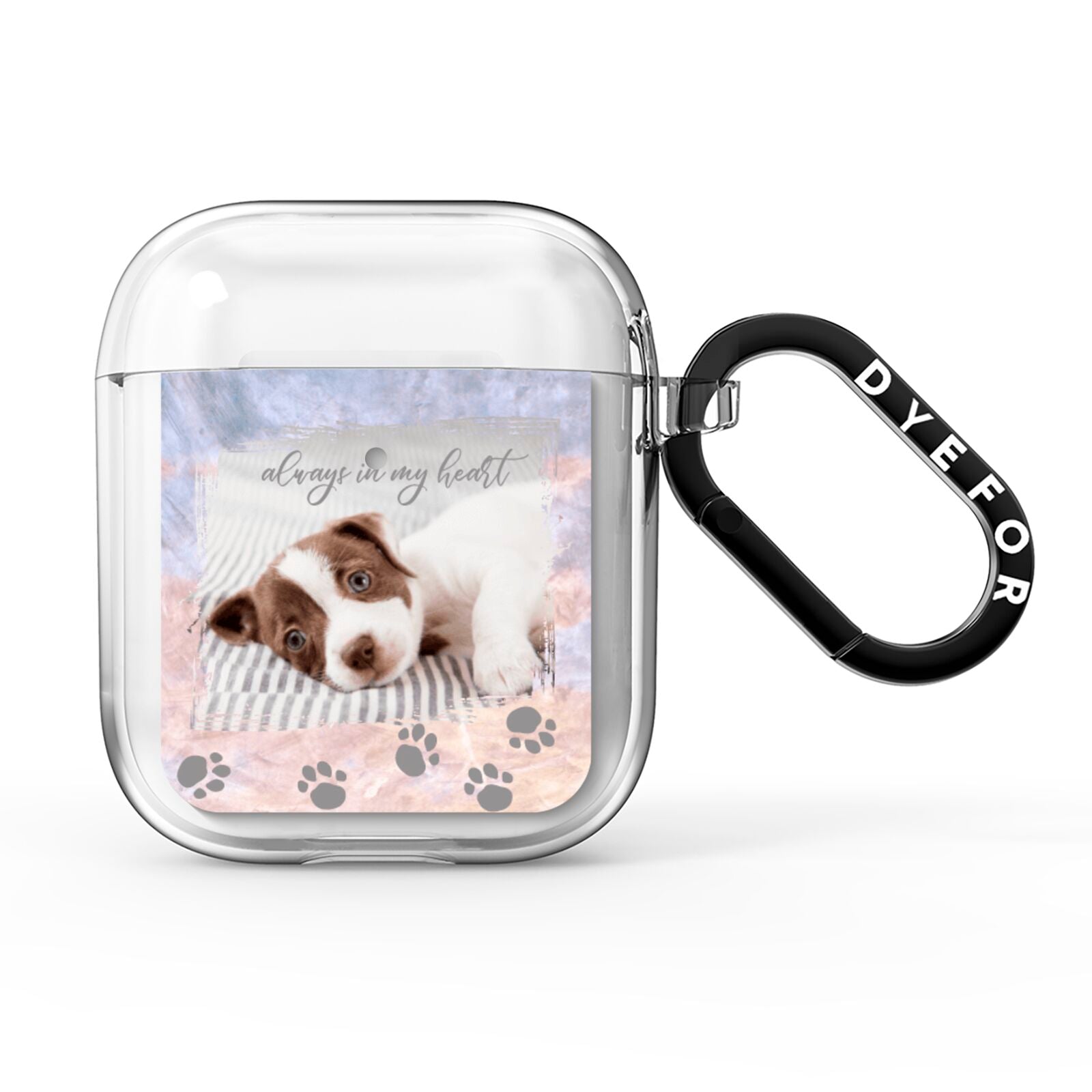 Pet Photo Personalised AirPods Clear Case