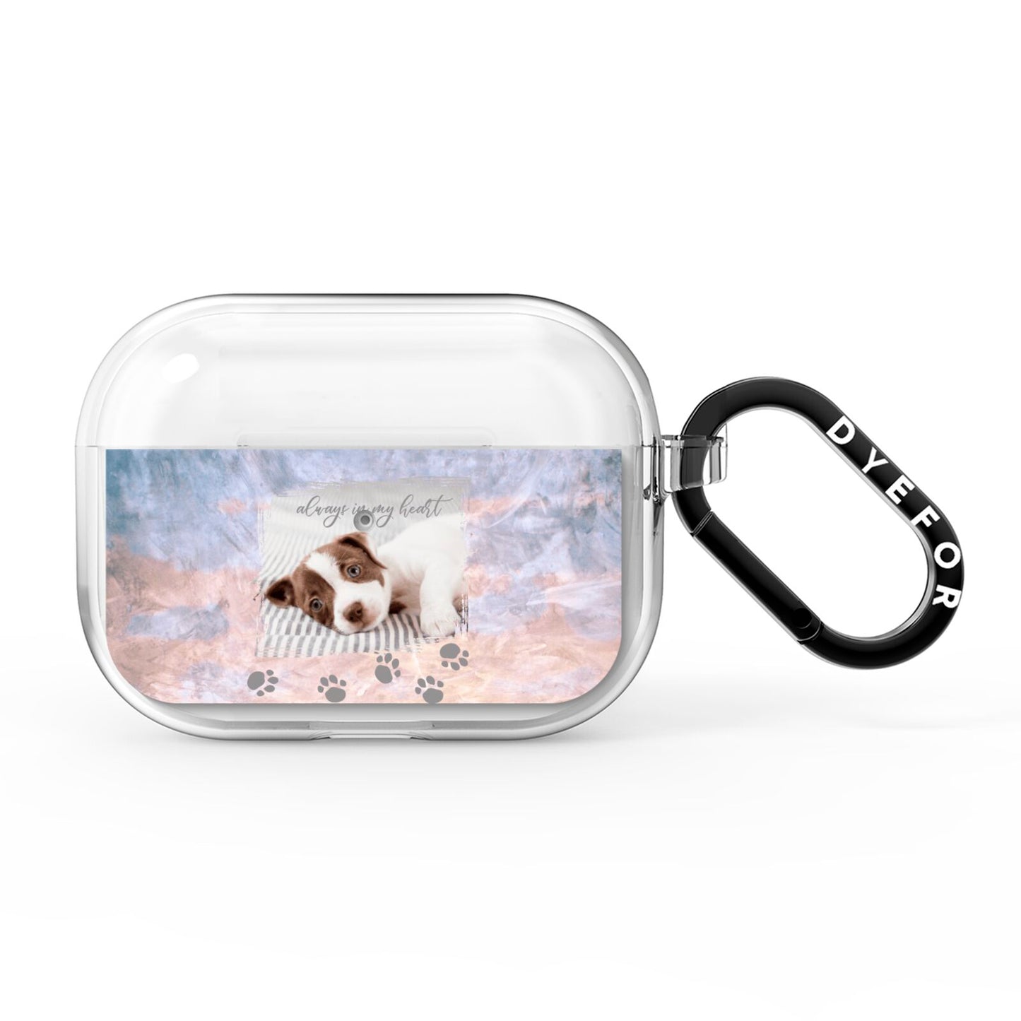 Pet Photo Personalised AirPods Pro Clear Case