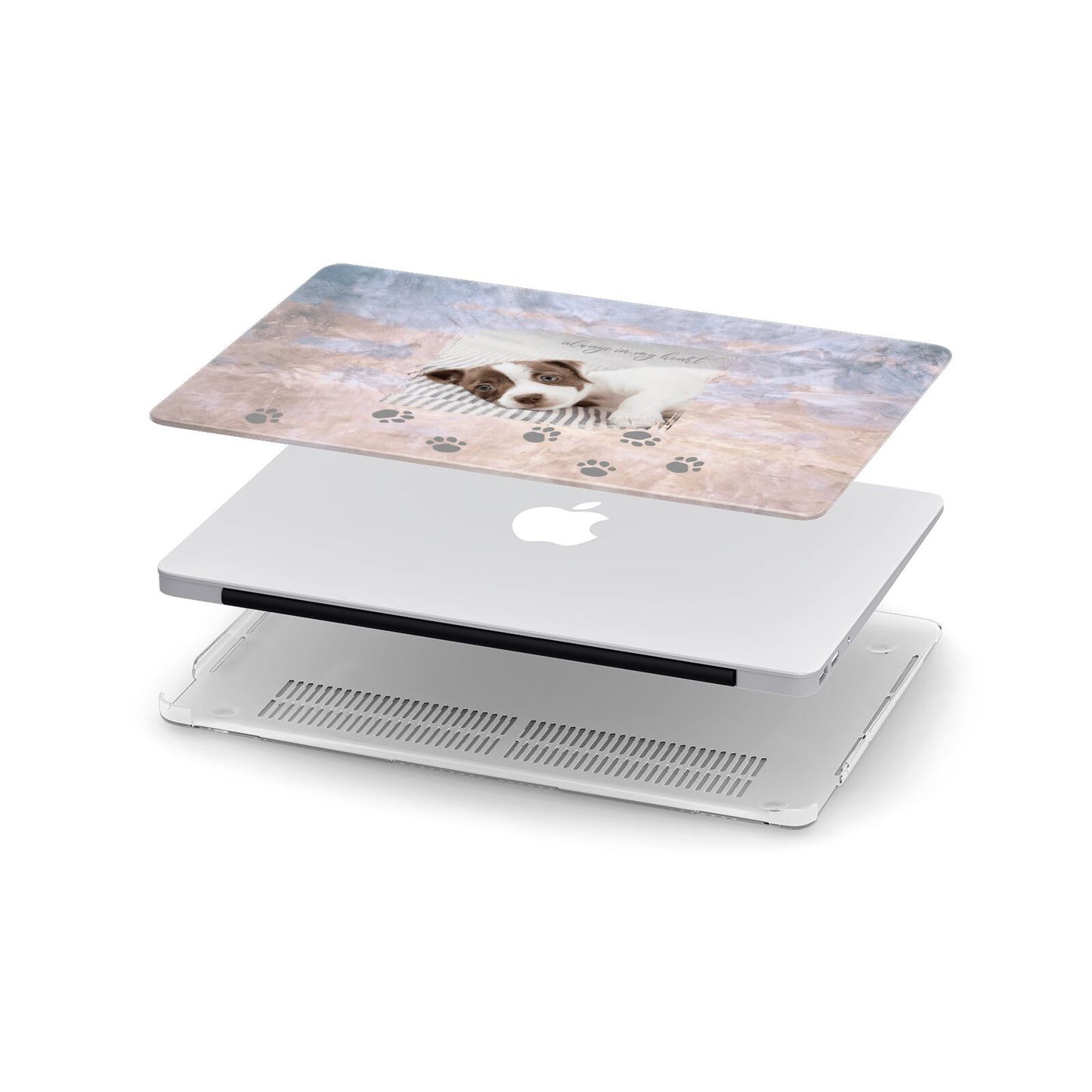 Pet Photo Personalised Apple MacBook Case in Detail