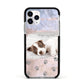 Pet Photo Personalised Apple iPhone 11 Pro in Silver with Black Impact Case
