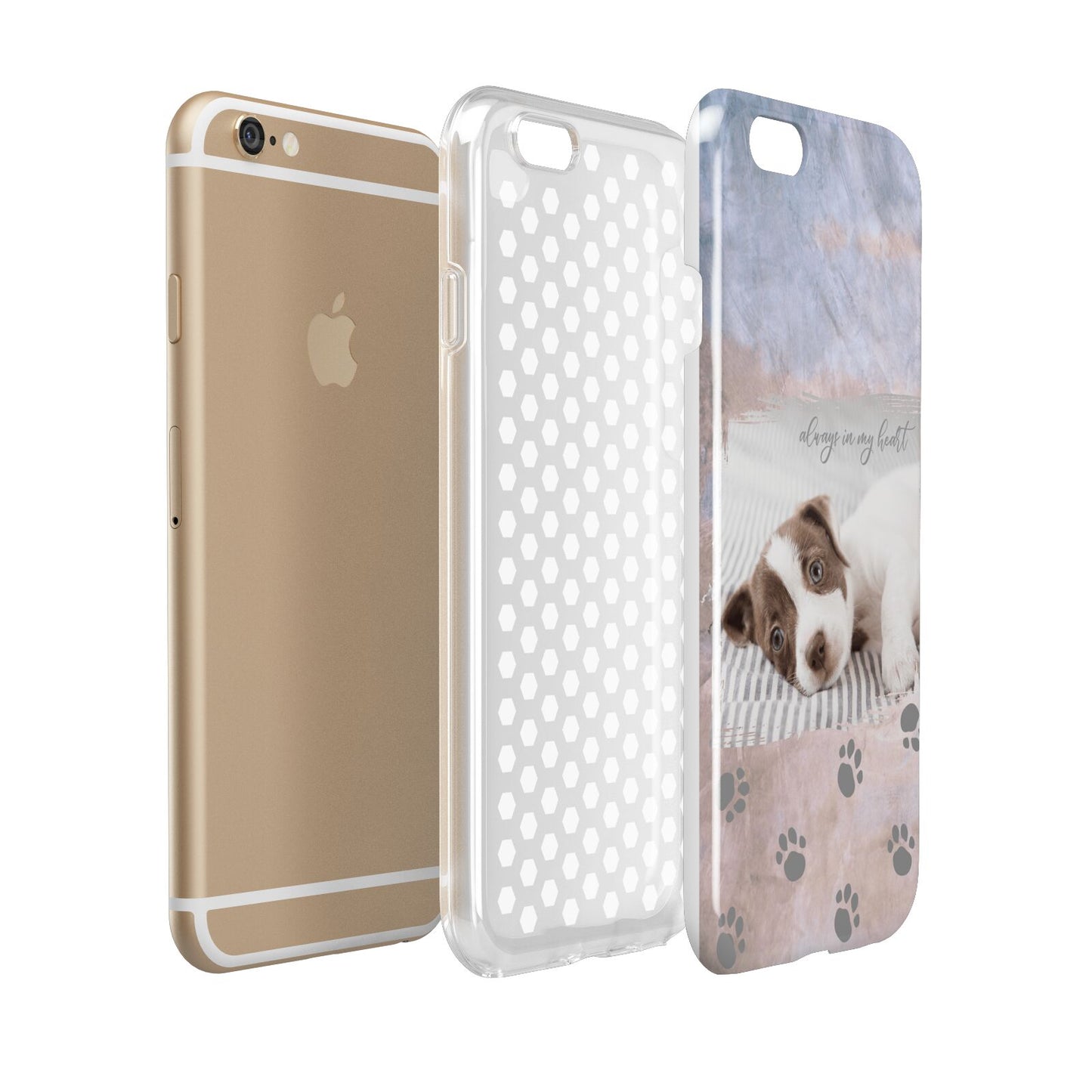 Pet Photo Personalised Apple iPhone 6 3D Tough Case Expanded view