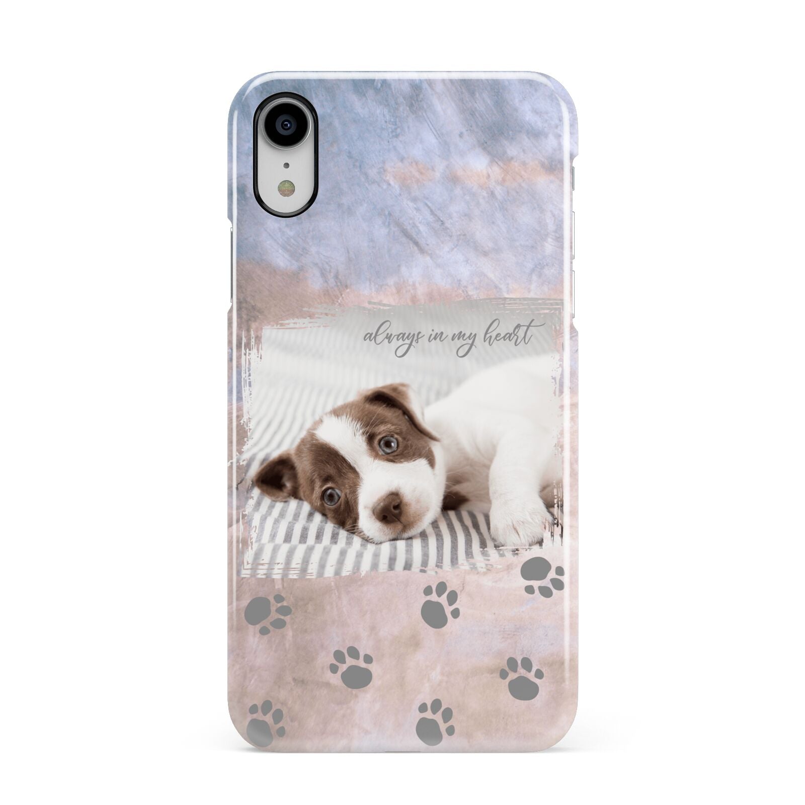Pet Photo Personalised Apple iPhone XR White 3D Snap Case