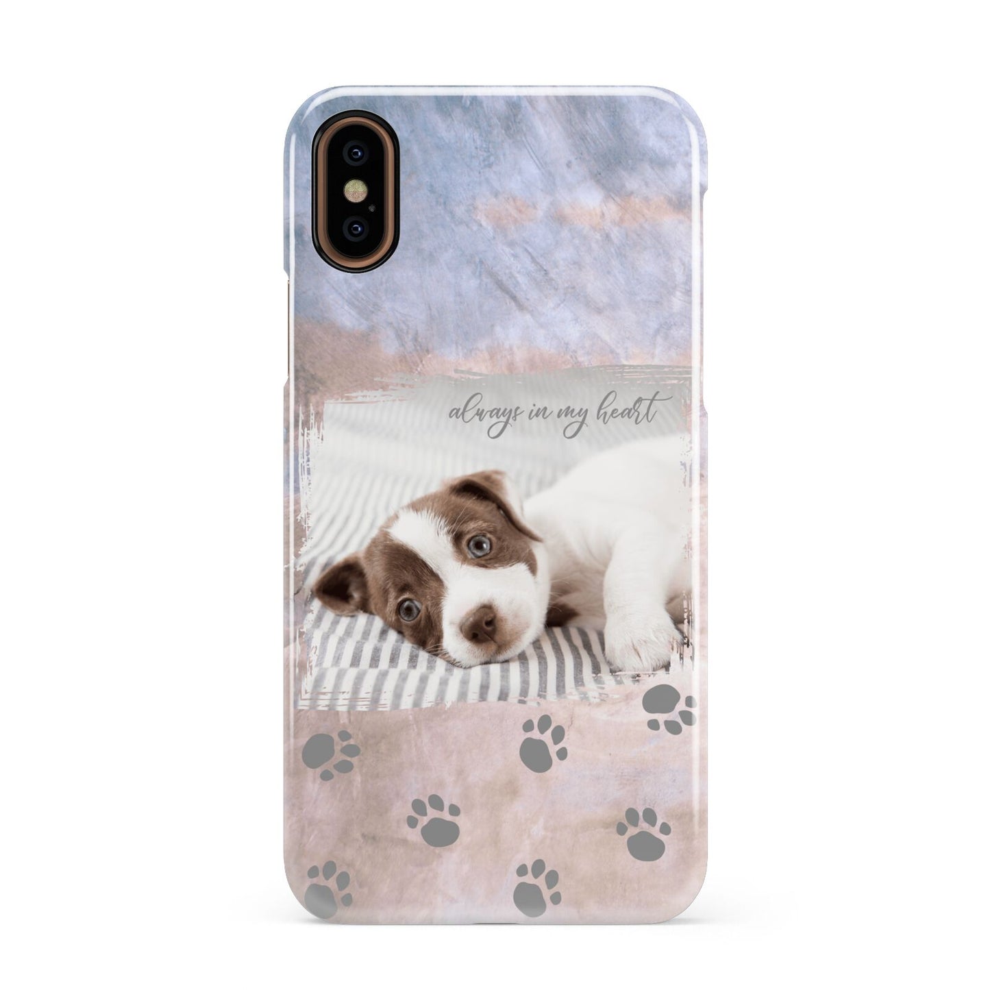 Pet Photo Personalised Apple iPhone XS 3D Snap Case