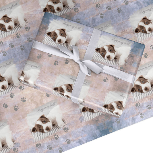 Pet Photo Personalised Custom Wrapping Paper