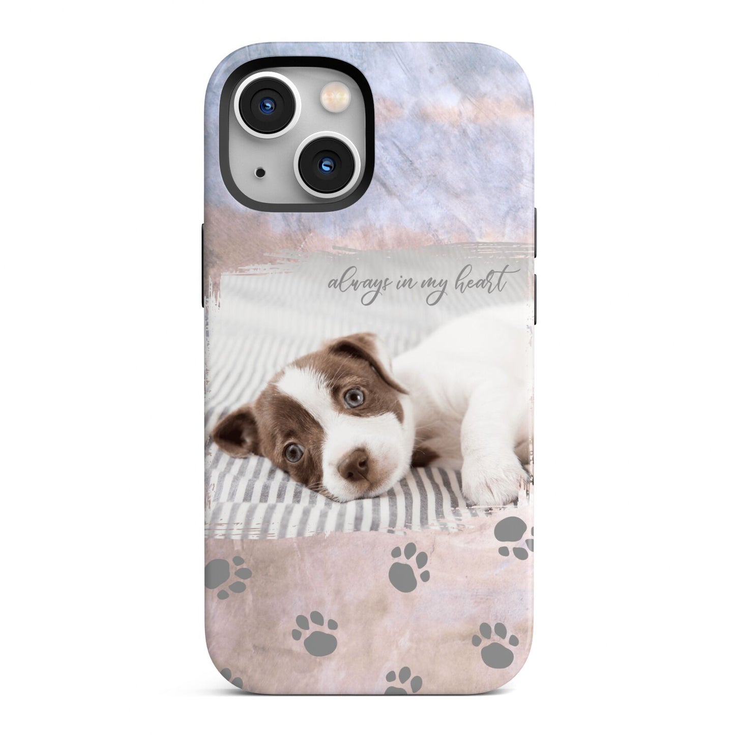 Pet Photo Personalised iPhone 13 Mini Full Wrap 3D Tough Case