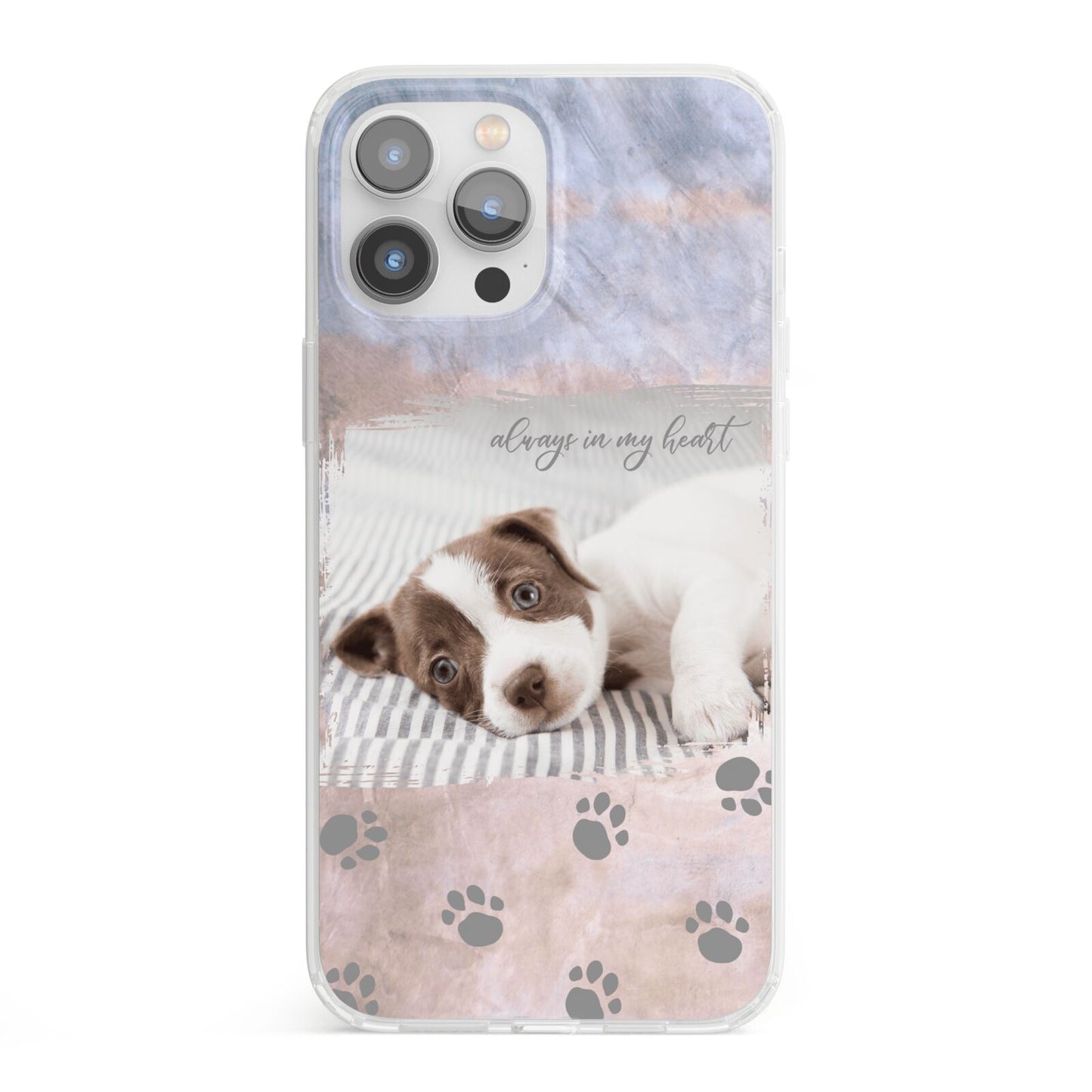 Pet Photo Personalised iPhone 13 Pro Max Clear Bumper Case