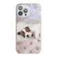 Pet Photo Personalised iPhone 13 Pro Max TPU Impact Case with Pink Edges