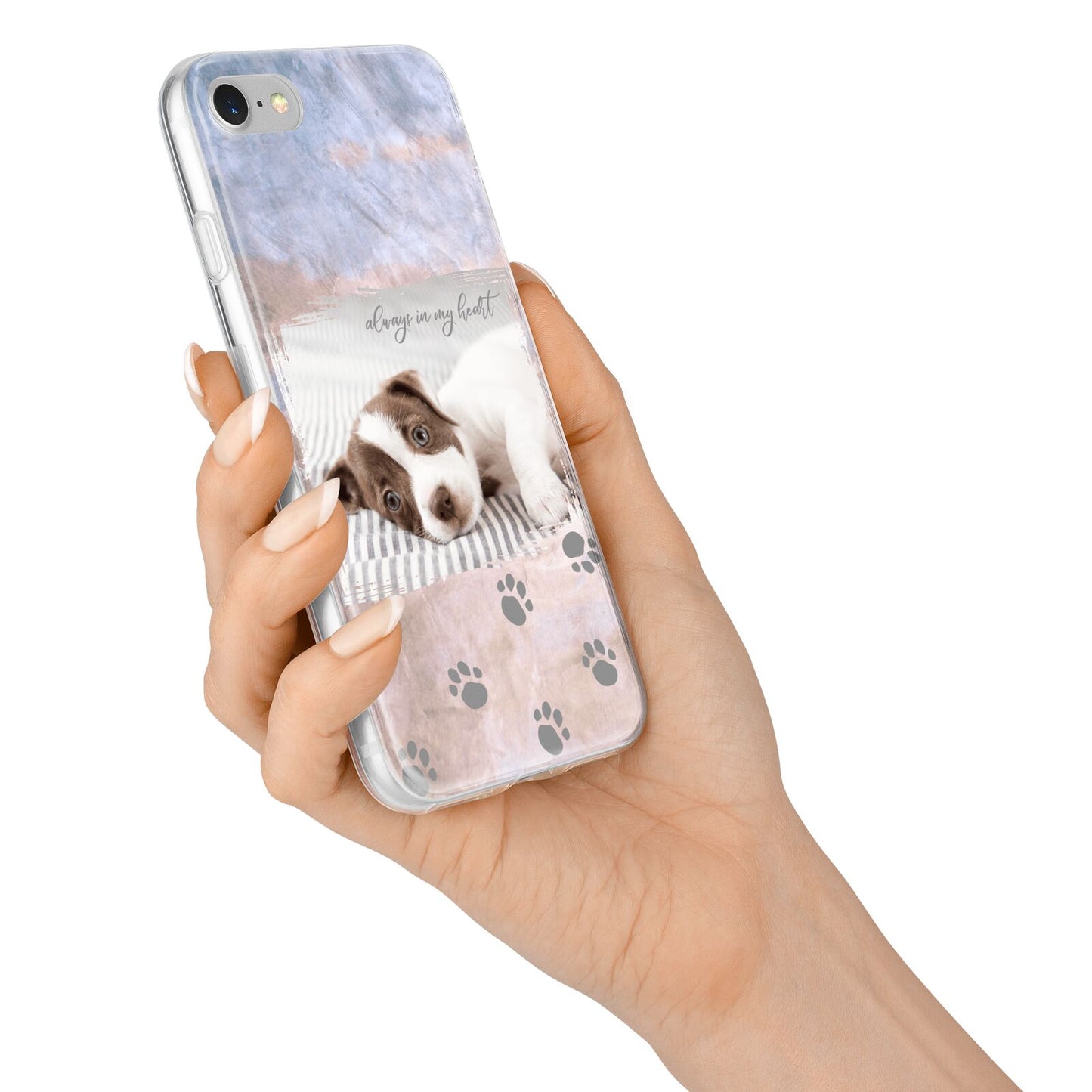 Pet Photo Personalised iPhone 7 Bumper Case on Silver iPhone Alternative Image