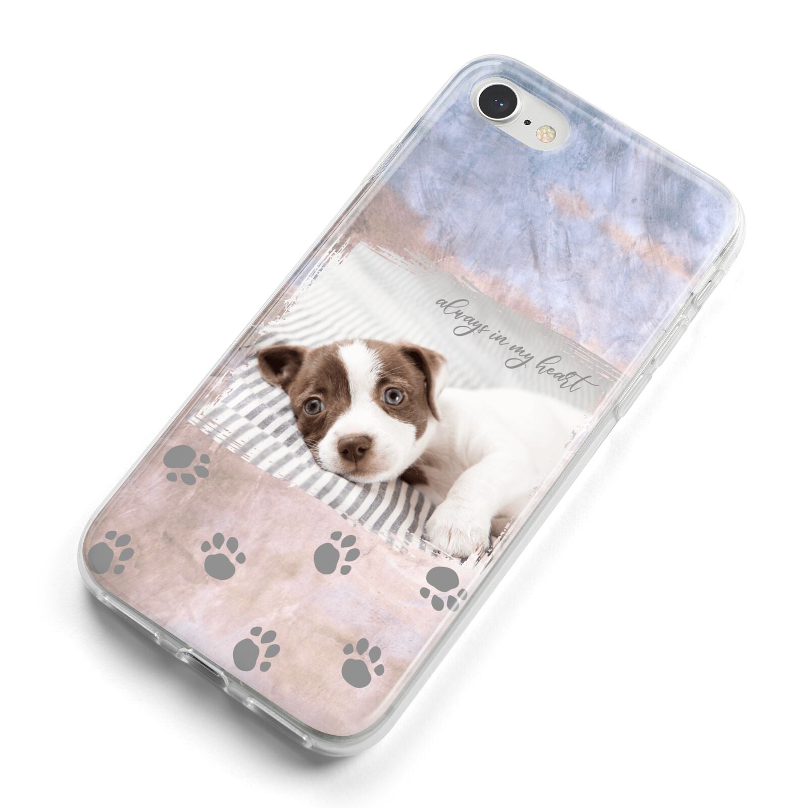 Pet Photo Personalised iPhone 8 Bumper Case on Silver iPhone Alternative Image