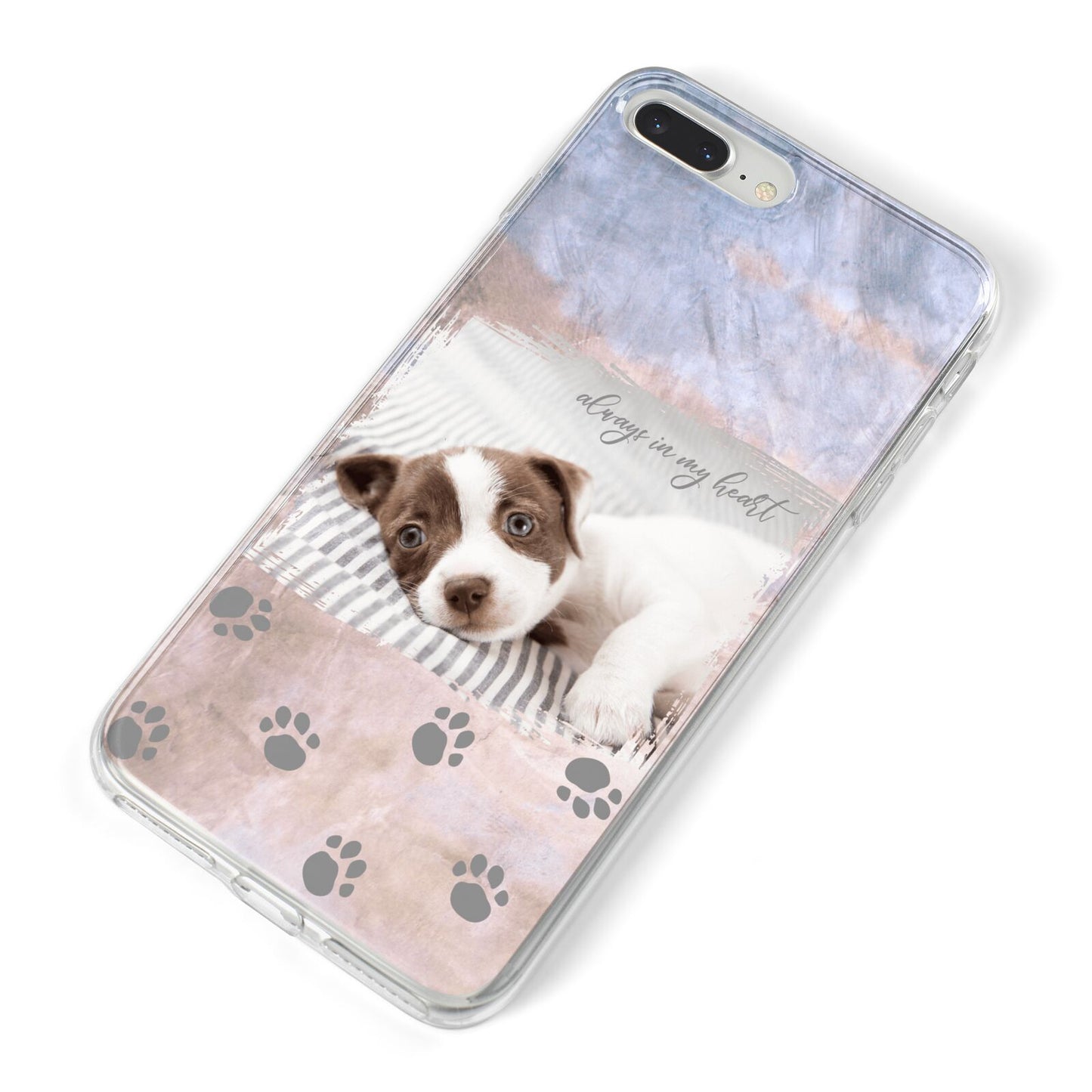 Pet Photo Personalised iPhone 8 Plus Bumper Case on Silver iPhone Alternative Image