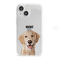 Pet Portrait iPhone 13 Mini Clear Bumper Case