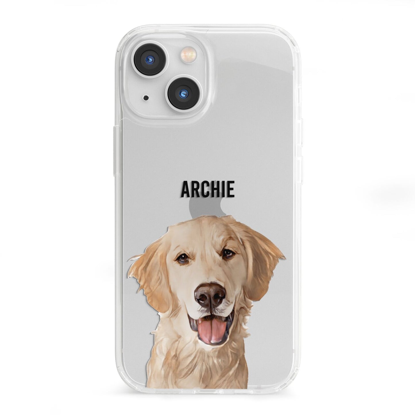 Pet Portrait iPhone 13 Mini Clear Bumper Case