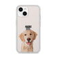 Pet Portrait iPhone 14 Clear Tough Case Starlight