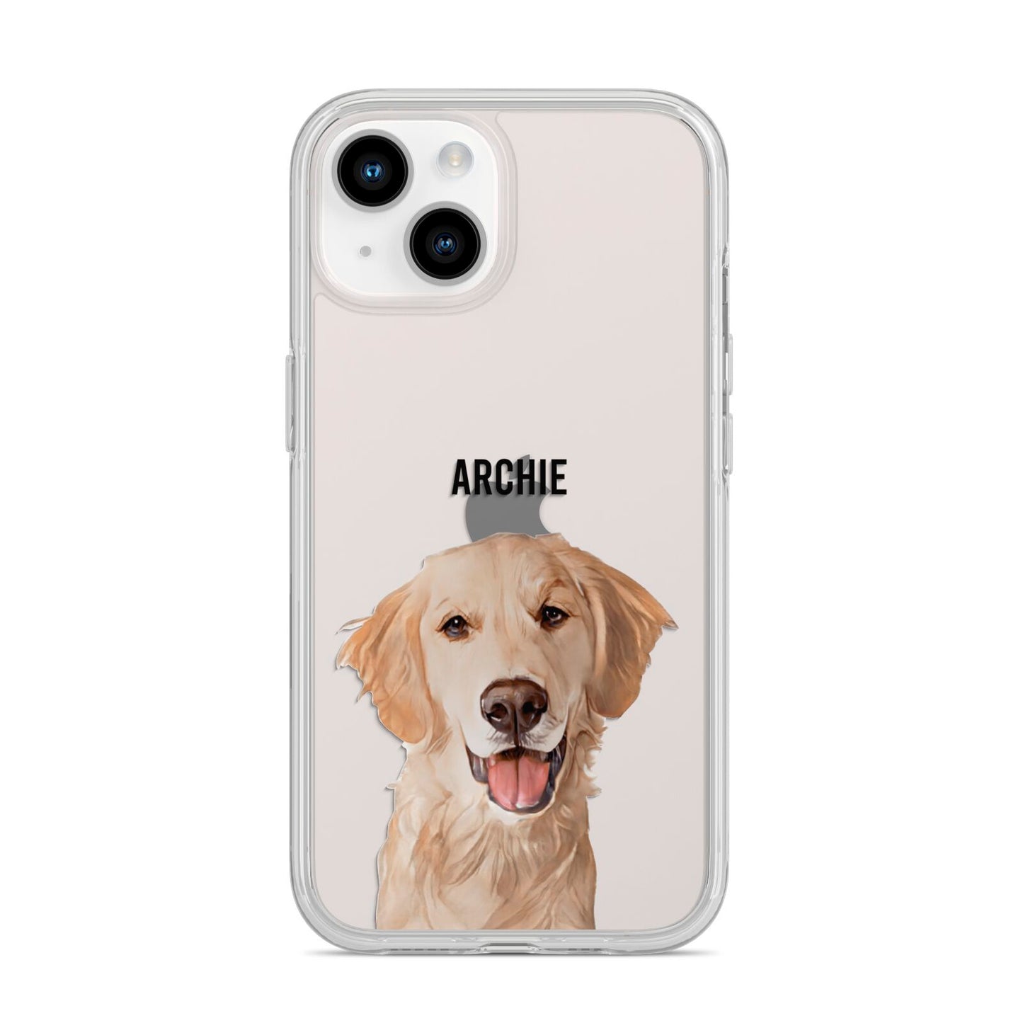 Pet Portrait iPhone 14 Clear Tough Case Starlight