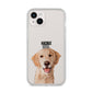 Pet Portrait iPhone 14 Plus Clear Tough Case Starlight