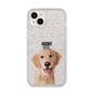 Pet Portrait iPhone 14 Plus Glitter Tough Case Starlight