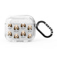 Petit Basset Griffon Vendeen Icon with Name AirPods Glitter Case 3rd Gen