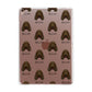 Petit Basset Griffon Vendeen Icon with Name Apple iPad Rose Gold Case