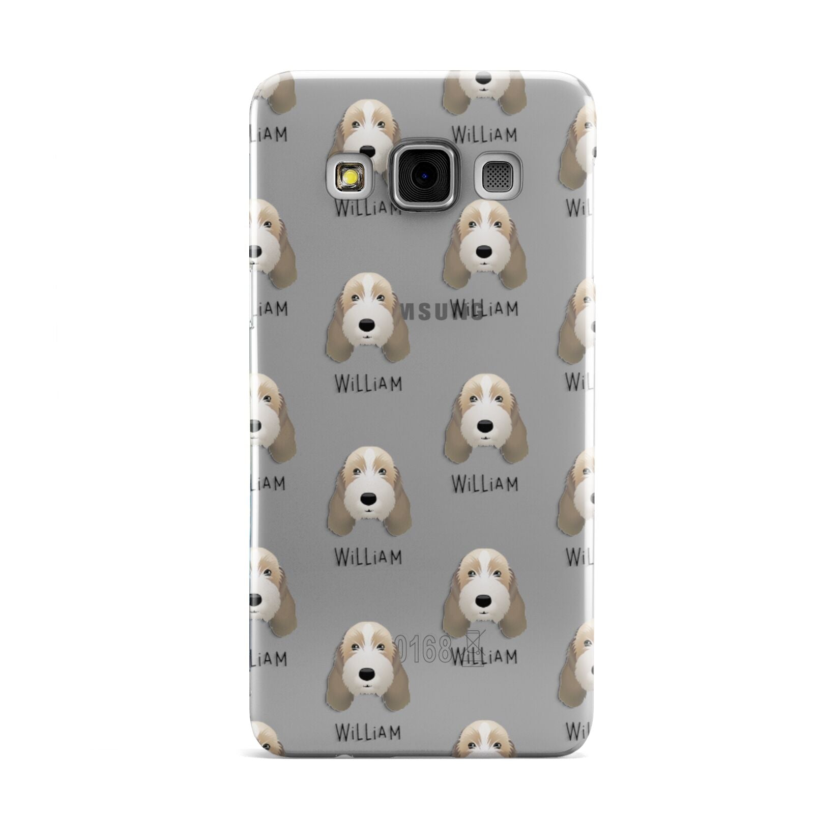 Petit Basset Griffon Vendeen Icon with Name Samsung Galaxy A3 Case