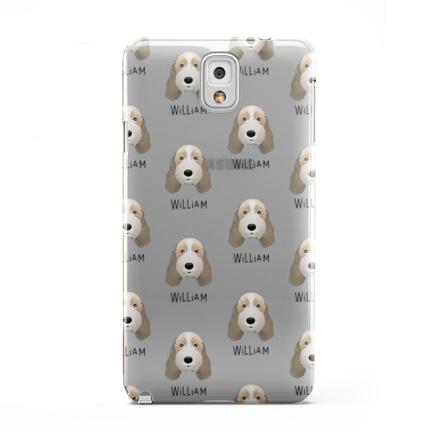 Petit Basset Griffon Vendeen Icon with Name Samsung Galaxy Note 3 Case