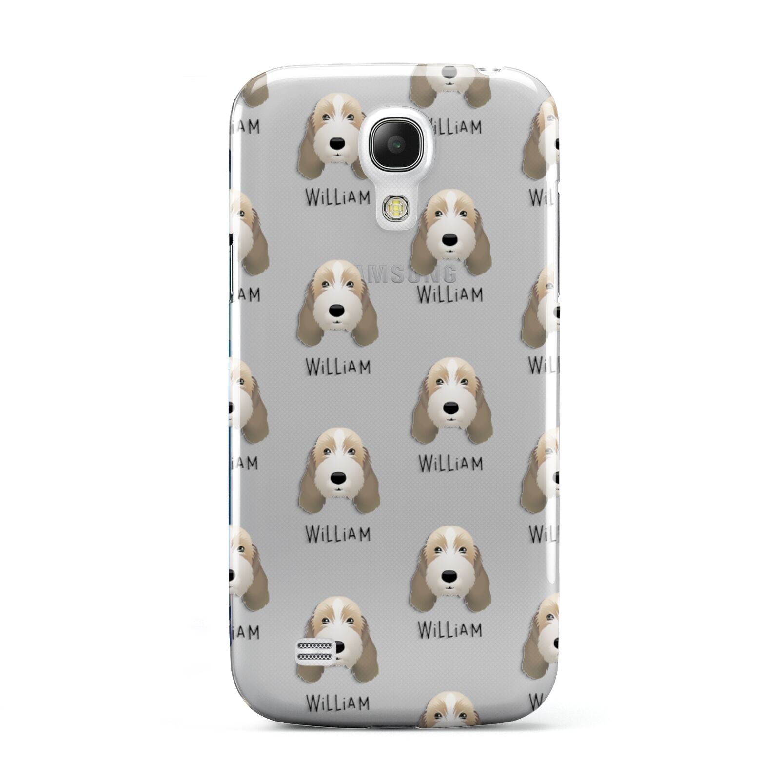 Petit Basset Griffon Vendeen Icon with Name Samsung Galaxy S4 Mini Case