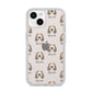 Petit Basset Griffon Vendeen Icon with Name iPhone 14 Clear Tough Case Starlight