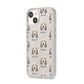 Petit Basset Griffon Vendeen Icon with Name iPhone 14 Glitter Tough Case Starlight Angled Image