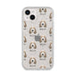 Petit Basset Griffon Vendeen Icon with Name iPhone 14 Plus Glitter Tough Case Starlight