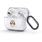 Petit Basset Griffon Vendeen Personalised AirPods Glitter Case 3rd Gen Side Image