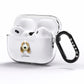Petit Basset Griffon Vendeen Personalised AirPods Pro Clear Case Side Image