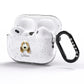Petit Basset Griffon Vendeen Personalised AirPods Pro Glitter Case Side Image