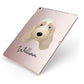 Petit Basset Griffon Vendeen Personalised Apple iPad Case on Rose Gold iPad Side View