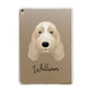 Petit Basset Griffon Vendeen Personalised Apple iPad Gold Case