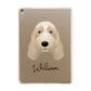 Petit Basset Griffon Vendeen Personalised Apple iPad Gold Case