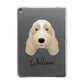 Petit Basset Griffon Vendeen Personalised Apple iPad Grey Case