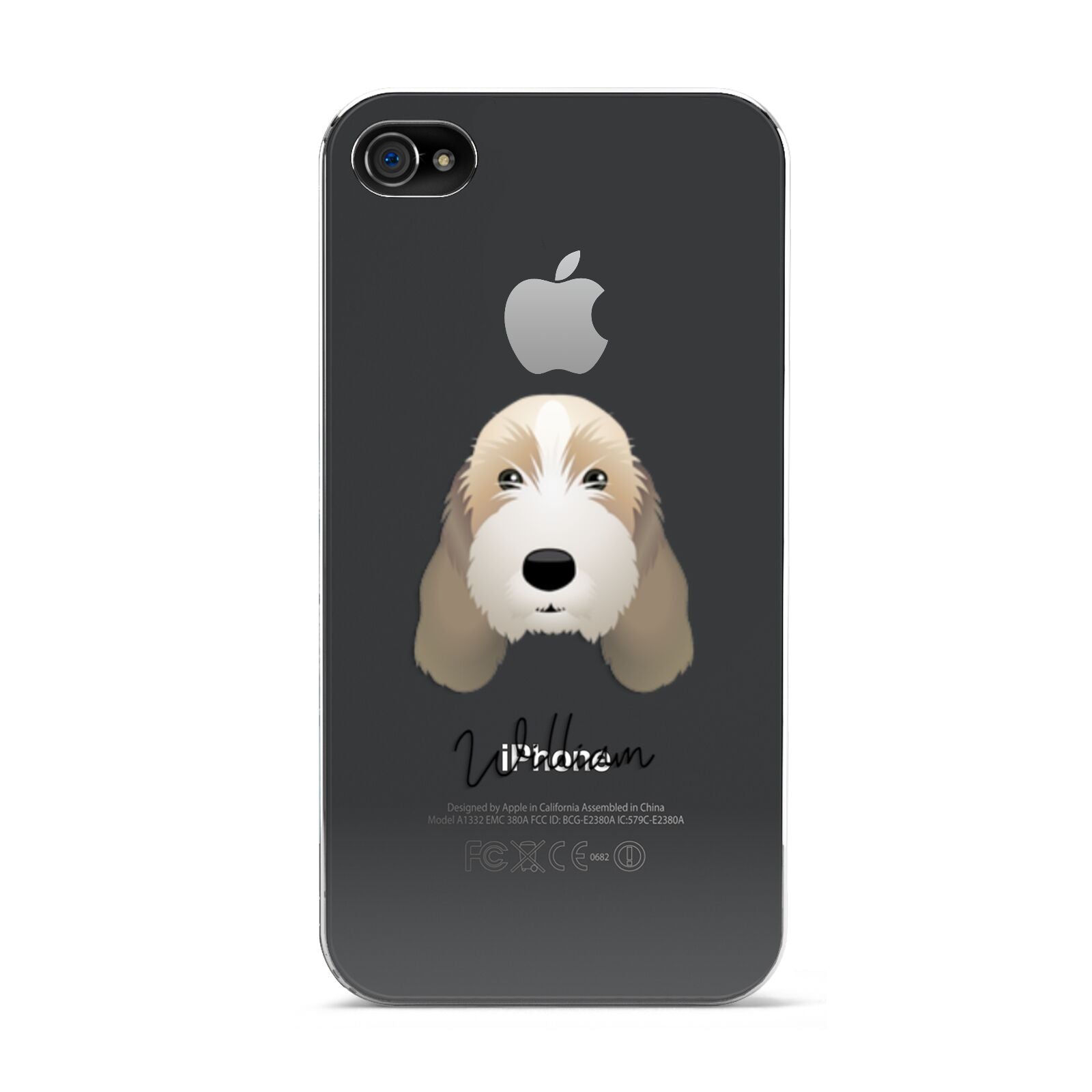 Petit Basset Griffon Vendeen Personalised Apple iPhone 4s Case