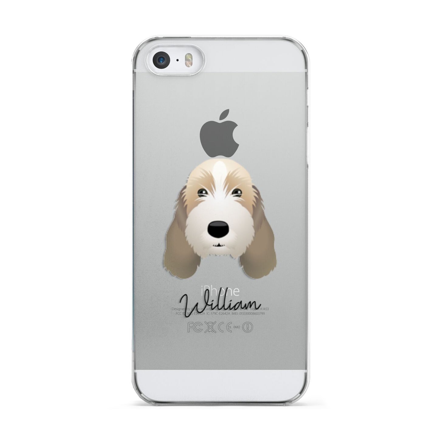 Petit Basset Griffon Vendeen Personalised Apple iPhone 5 Case