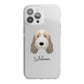 Petit Basset Griffon Vendeen Personalised iPhone 13 Pro Max TPU Impact Case with White Edges