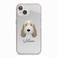 Petit Basset Griffon Vendeen Personalised iPhone 13 TPU Impact Case with Pink Edges