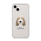 Petit Basset Griffon Vendeen Personalised iPhone 14 Plus Clear Tough Case Starlight